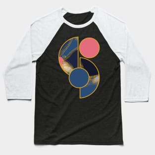 Bright vibrant modern earth tones colors unique original contemporary art 378 Abstract Baseball T-Shirt